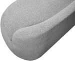 Flair Boucle Fabric Upholstered Bench - Image 9