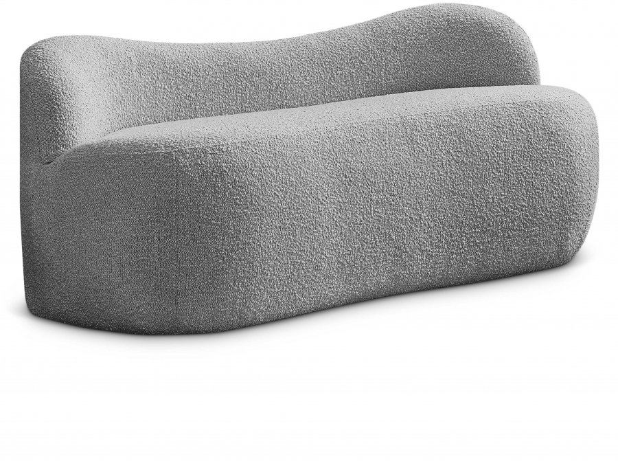 20126.jpg Flair Boucle Fabric Upholstered Bench - Image 1
