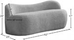 Flair Boucle Fabric Upholstered Bench - Image 10