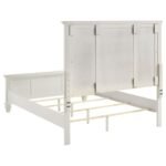 SANDY BEACH 5-PIECE QUEEN BEDROOM SET CREAM WHITE - Image 4