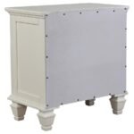 SANDY BEACH 5-PIECE QUEEN BEDROOM SET CREAM WHITE - Image 6