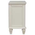 SANDY BEACH 3-DRAWER NIGHTSTAND CREAM WHITE - Image 9
