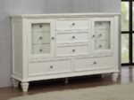 SANDY BEACH 11-DRAWER DRESSER CREAM WHITE - Image 2