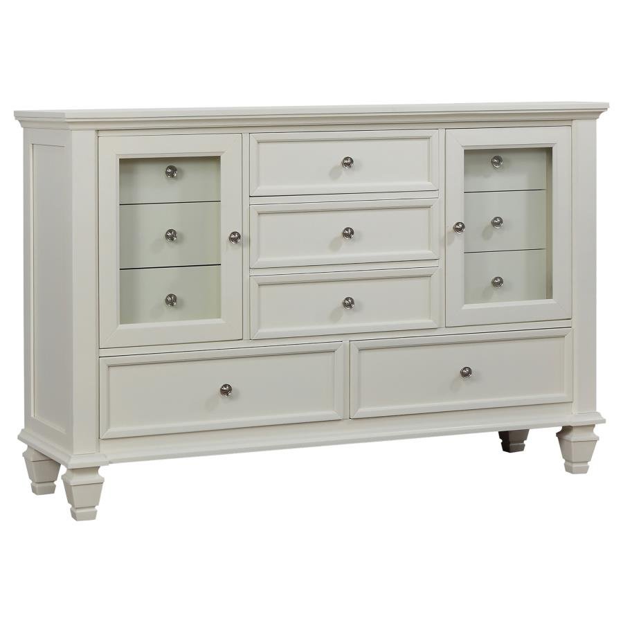 201303_02x900.jpg SANDY BEACH 11-DRAWER DRESSER CREAM WHITE - Image 1