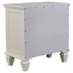 SANDY BEACH 5-PIECE QUEEN BEDROOM SET CREAM WHITE - Image 6