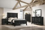 SANDY BEACH 3-DRAWER NIGHTSTAND BLACK - Image 13