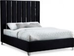 Enzo Velvet Upholstered Bed