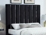 Enzo Velvet Upholstered Bed - Image 5