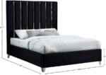 Enzo Velvet Upholstered Bed - Image 6