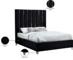 Enzo Velvet Upholstered Bed - Image 7