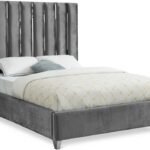 Enzo Velvet Upholstered Bed