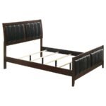 CARLTON 5-PIECE QUEEN BEDROOM SET CAPPUCCINO - Image 3