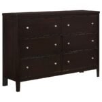 CARLTON 5-PIECE QUEEN BEDROOM SET CAPPUCCINO - Image 7