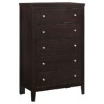 CARLTON 5-PIECE QUEEN BEDROOM SET CAPPUCCINO - Image 11