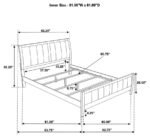 CARLTON 5-PIECE QUEEN BEDROOM SET CAPPUCCINO - Image 16
