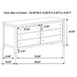 CARLTON 5-PIECE QUEEN BEDROOM SET CAPPUCCINO - Image 18