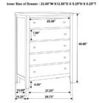 CARLTON 5-PIECE QUEEN BEDROOM SET CAPPUCCINO - Image 20