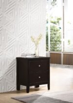 CARLTON 2-DRAWER NIGHTSTAND CAPPUCCINO - Image 2