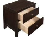CARLTON 2-DRAWER NIGHTSTAND CAPPUCCINO - Image 9