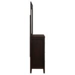CARLTON 6-DRAWER DRESSER WITH MIRROR CAPPUCCINO - Image 9