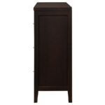 CARLTON 6-DRAWER DRESSER CAPPUCCINO - Image 5