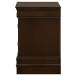 LOUIS PHILIPPE 2-DRAWER NIGHTSTAND CAPPUCCINO - Image 5