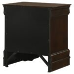LOUIS PHILIPPE 2-DRAWER NIGHTSTAND CAPPUCCINO - Image 8