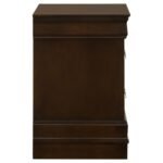LOUIS PHILIPPE 2-DRAWER NIGHTSTAND CAPPUCCINO - Image 9