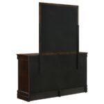 LOUIS PHILIPPE 6-DRAWER DRESSER WITH MIRROR CAPPUCCINO - Image 6