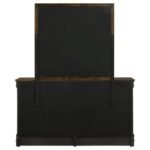 LOUIS PHILIPPE 6-DRAWER DRESSER WITH MIRROR CAPPUCCINO - Image 7