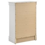 LOUIS PHILIPPE 5-PIECE QUEEN BEDROOM SET WHITE - Image 12