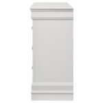 LOUIS PHILIPPE 6-DRAWER DRESSER WHITE - Image 5
