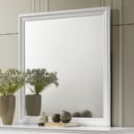 LOUIS PHILIPPE DRESSER MIRROR WHITE - Image 2