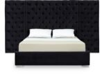 Grande Velvet Upholstered Bed