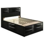 BRIANA 5-PIECE QUEEN BEDROOM SET BLACK - Image 3