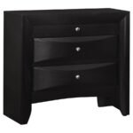 BRIANA 5-PIECE QUEEN BEDROOM SET BLACK - Image 6