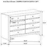 BRIANA 5-PIECE QUEEN BEDROOM SET BLACK - Image 14