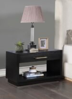 Avery Solid Wood And Ash Veneer Nightstand - Image 3