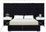 Grande Velvet Upholstered Bed - Image 3