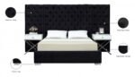 Grande Velvet Upholstered Bed - Image 4