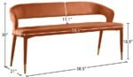 Destiny Velvet Upholstered Bench - Image 7