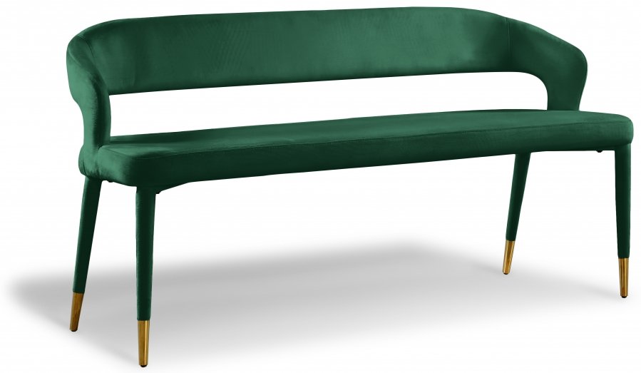 20290.jpg Destiny Velvet Upholstered Bench - Image 1