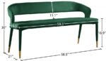 Destiny Velvet Upholstered Bench - Image 7