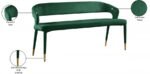 Destiny Velvet Upholstered Bench - Image 8