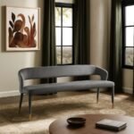 Destiny Velvet Upholstered Bench - Image 2