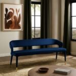Destiny Velvet Upholstered Bench - Image 2