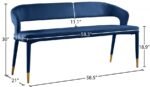 Destiny Velvet Upholstered Bench - Image 7