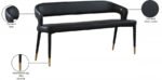 Destiny Vegan Leather Upholstered Bench - Image 8