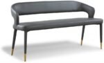 Destiny Vegan Leather Upholstered Bench