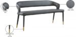Destiny Vegan Leather Upholstered Bench - Image 8